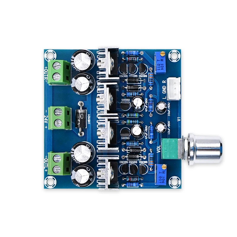 2*30W 클래스 A TIP41C TIP42 CAudio 전력 증폭기 보드 스테레오 2.0 채널 홈 시어터 Hifi 증폭기 DC24V 4 ohm AMP