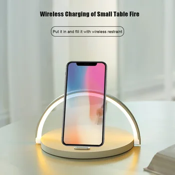 

3 in 1 Wireless Charger Quick Charging Night Light Cell Phone Holder with Type C Interface NC99
