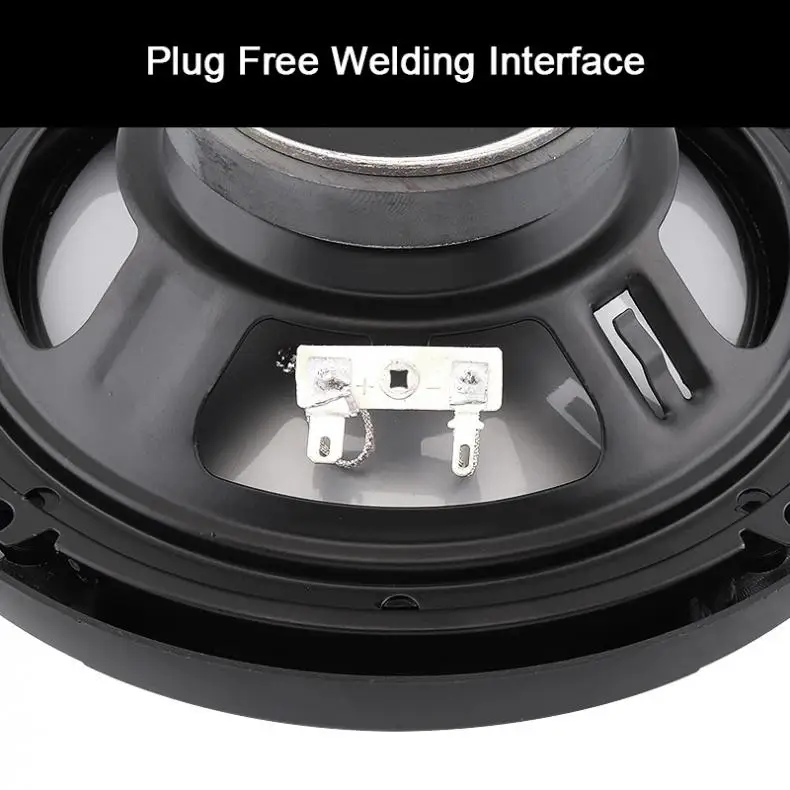 2pcs 6 Inch 500W 4 Way Car Coaxial Hifi Speakers Auto Music Stereo Full Range Frequency Speaker Non-destructive Installation