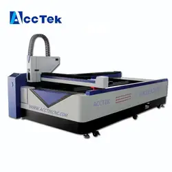 AccTek 500 Вт хорошее качество и обновленная цена cnc волоконный станок для лазерной резки AKJ1325F для стали и металла