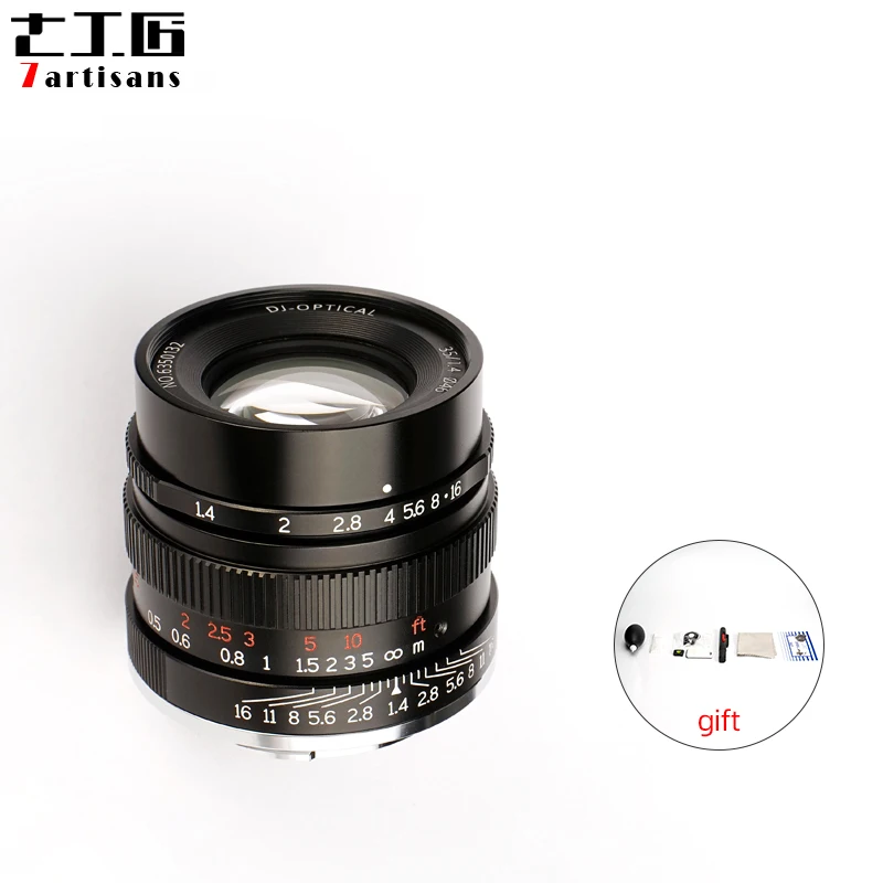 Полнокадровый объектив 7artisans 35 мм f1.4 для всех серий SONY E mount Cameras A7 A7II A7R A7RII A7m3 A7RM3