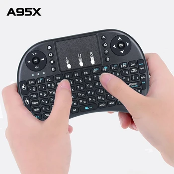 

I8 Mini 2.4Ghz Wireless Keyboard English Russian 3 Colour Air Mouse with Touchpad Remote Control Android TV Box