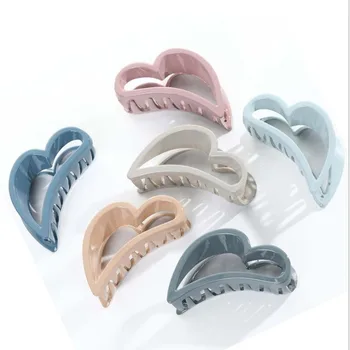 

1pcs Korean Solid Big Hair Claws Elegant Acrylic Hair Clips For Women