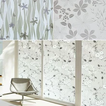 Наклейка на окно для дома и гостиной, наклейка на стекло, окно, матовая статическая пленка, пленка для украшения спальни, наклейка на окно 45x100 см