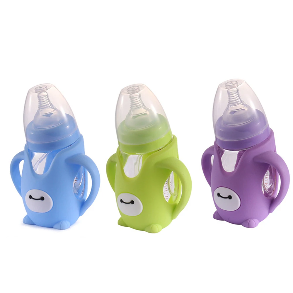 

Milk bottle drinking cup milk bottle wide calibre multifunctional drink milk dual purpose safety bottle Baby bottles feeder240ml