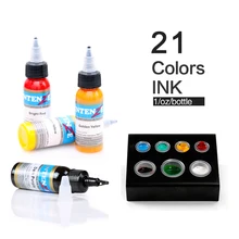21 цвет набор чернил для татуажа Pigmento Microblading Перманентный макияж художественная краска Boay Цвет Косметическая краска для татуировки для красоты боди-арт