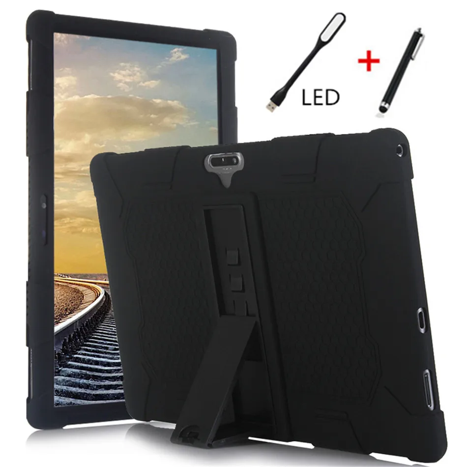 Soft silicone stand case for Teclast M16 11.6inch tablet pc Kids Safe Shockproof Silicone cover kickstand + LED | Компьютеры и офис