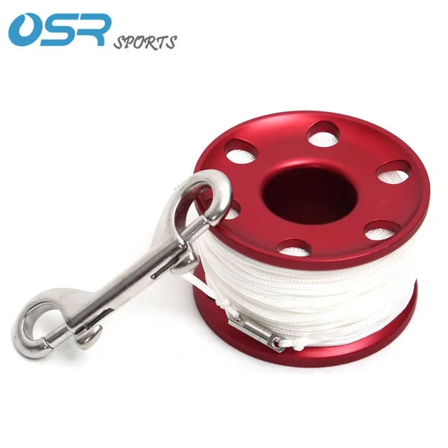 Mulinello Subacqueo In Acciaio Inox Con Linea Fluorescente 30m - Per Immersioni E Snorkeling - Foto 2