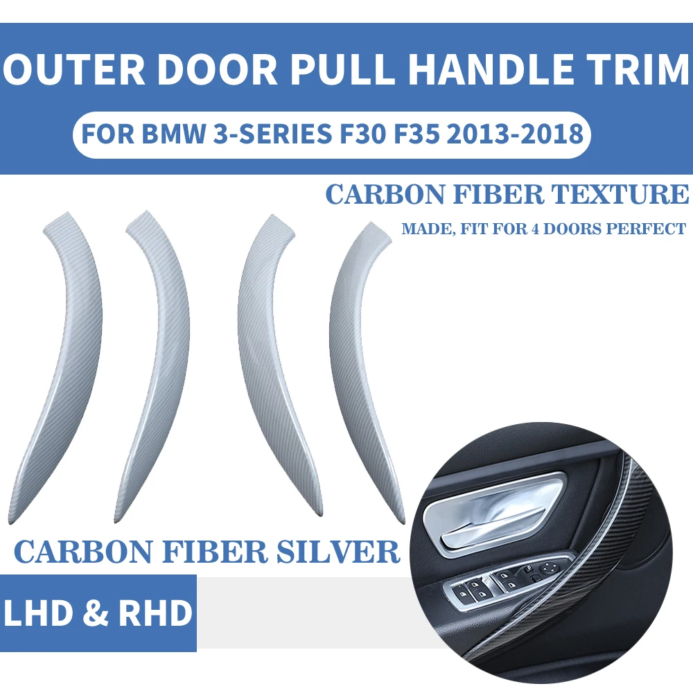 F30 Outer carbon Fiber silver