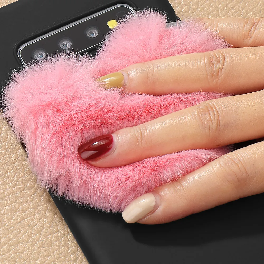 LAPOPNUT Прекрасный Мягкий ТПУ 3D «любящее сердце» Кролик чехол для samsung Galaxy J6 J5 J3 J4 плюс A8 A7 A6 A3 A5 пушистый шапочка для душа