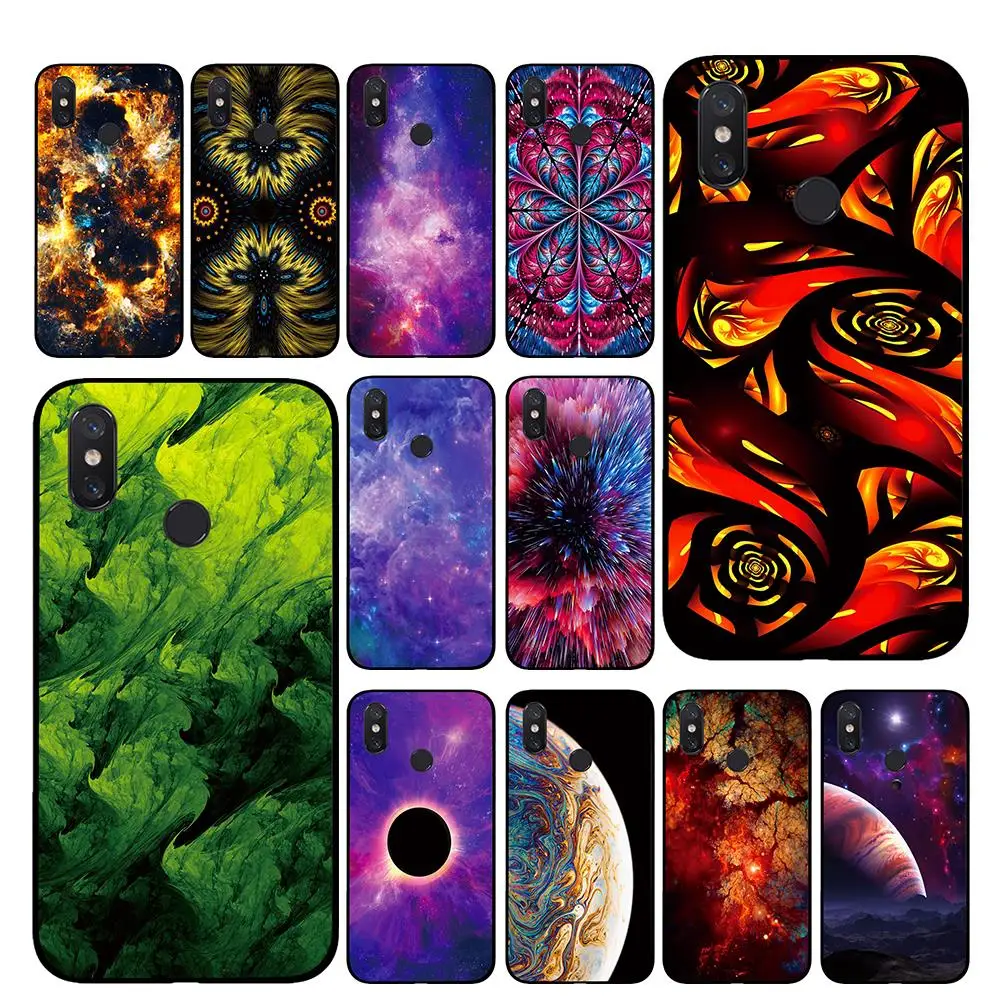

flash space shards scatter bright TPU Phone cases for Xiaomi Redmi GO 4 5 6 7 Pro 4A 4X 5A 5Plus 6A Back cover