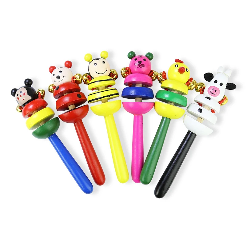 baby wooden rattle toys