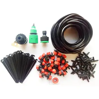 

Yards Planters Drip Irrigation System Automatic Watering Timer Garden Hoses Set