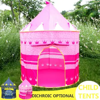 

Cotton Recreation Tent Novel Blue Child Tents Castle Boy Game Magical Game House Lovely Pink Play Princess Girl