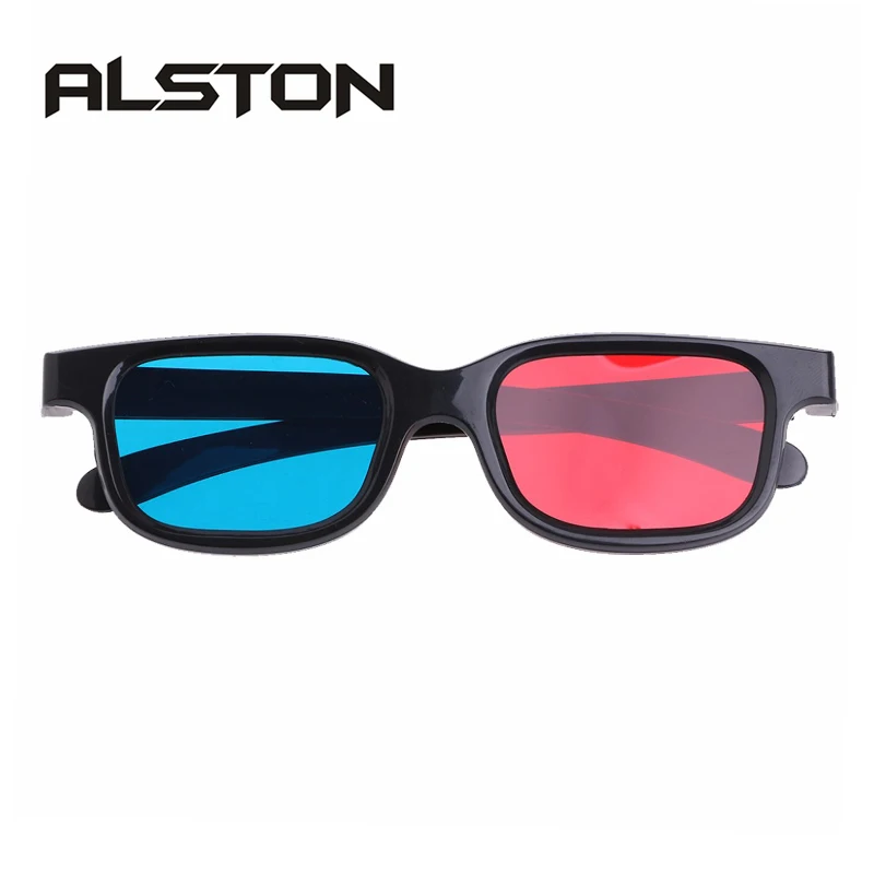 Универсальные очки ALSTON с красными и синими линзами Anaglyph 3D для просмотра фильмов