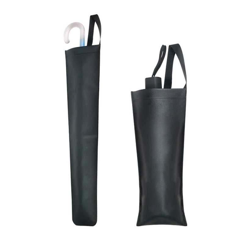 

1pcs Car Umbrella Storage Bag Holder Synthetic Leather waterproof Car Seat Back Auto Tidying Accessories Saving-space