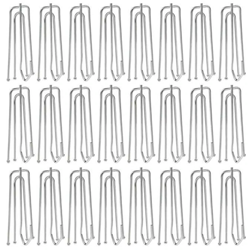 

100Pcs/Lot Curtain Tape Hook Four Fork Hook Curtain Accessories Curtain Cloth Ring Clamp Tracks 4 Prongs Pinch Pleat Hook Clip