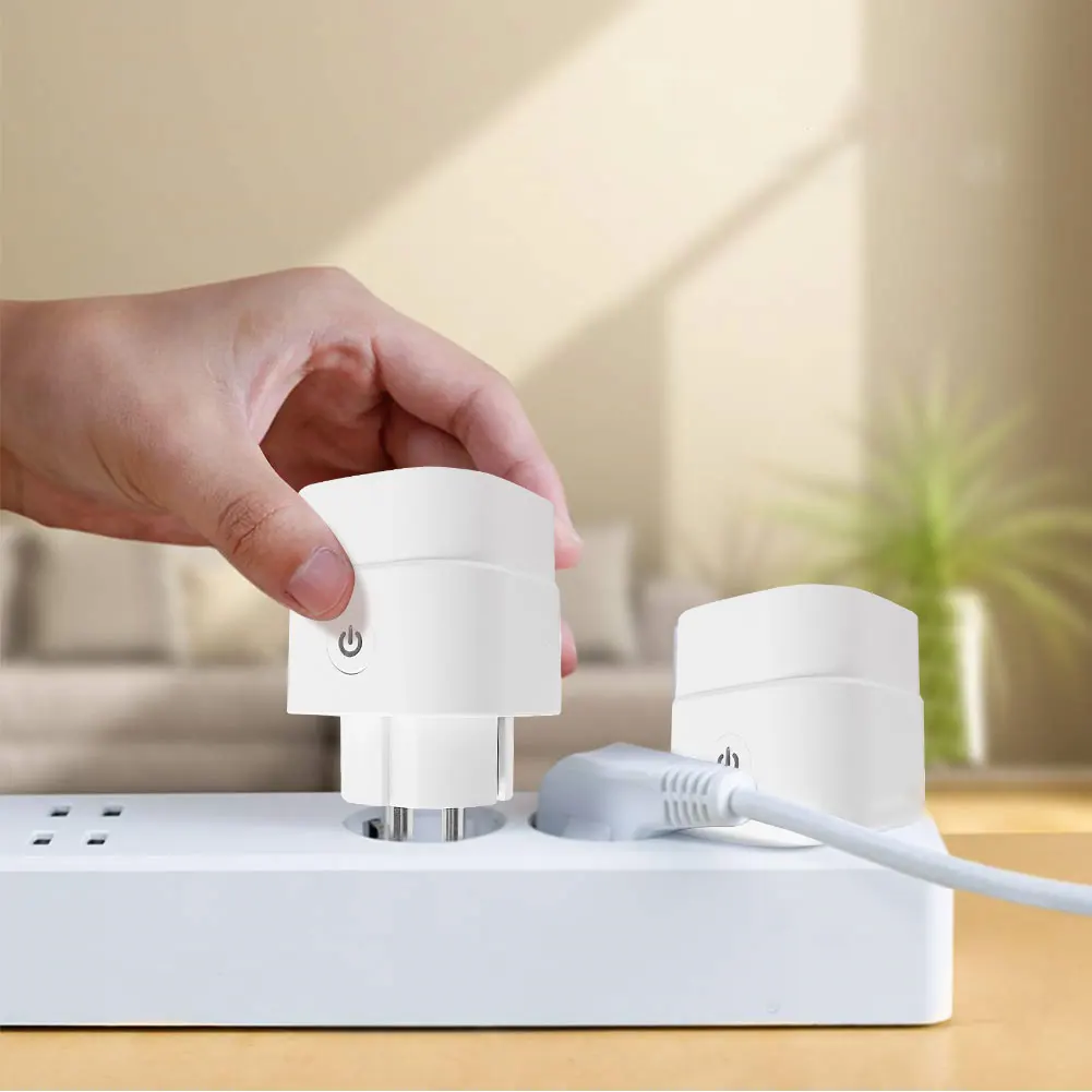 CBE New WiFi Smart Sockets 16A EU UK US Plug Tuya Smart Life APP Work with Alexa Google Home Smart-Home Automation