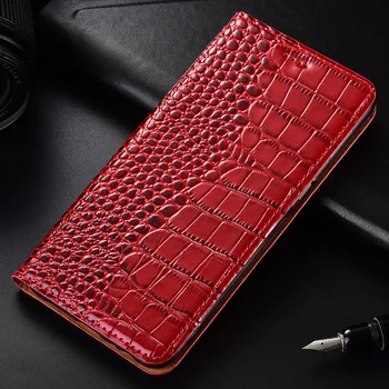 

for Huawei Honor 20 Pro Case Genuine Leather Crocodile pattern Soft Silicon Back Cover for honor 20 pro case /Honor 20 Pro Coque