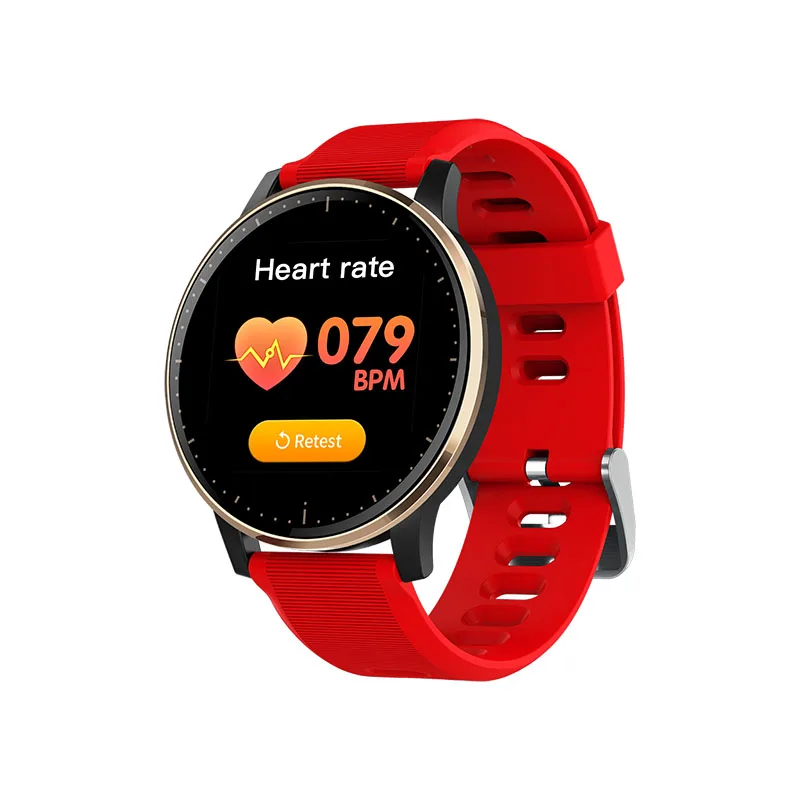 Цветной полный сенсорный экран водонепроницаемые Смарт-часы пульсометр кровяное давление кислород монитор фитнес-упражнения спортивный браслет