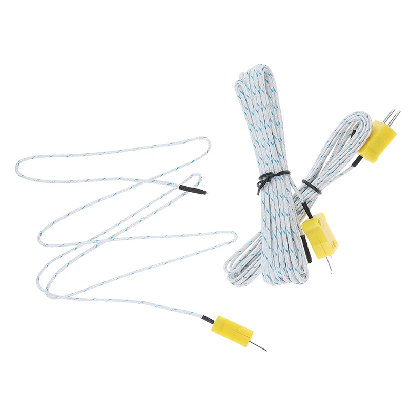 1/3/5M K Type Thermometer Line Test Length Wire Temperature Thermocouple Sensor Probe Tester Line Multimeter Tester temperature sensor thermometer hygrometer hygrometer thermometer digital thermometer temperature and humidity meter food thermometer infrared thermometer refrigerator thermometer soldering iron thermometer plastic thermometer bbq thermometer