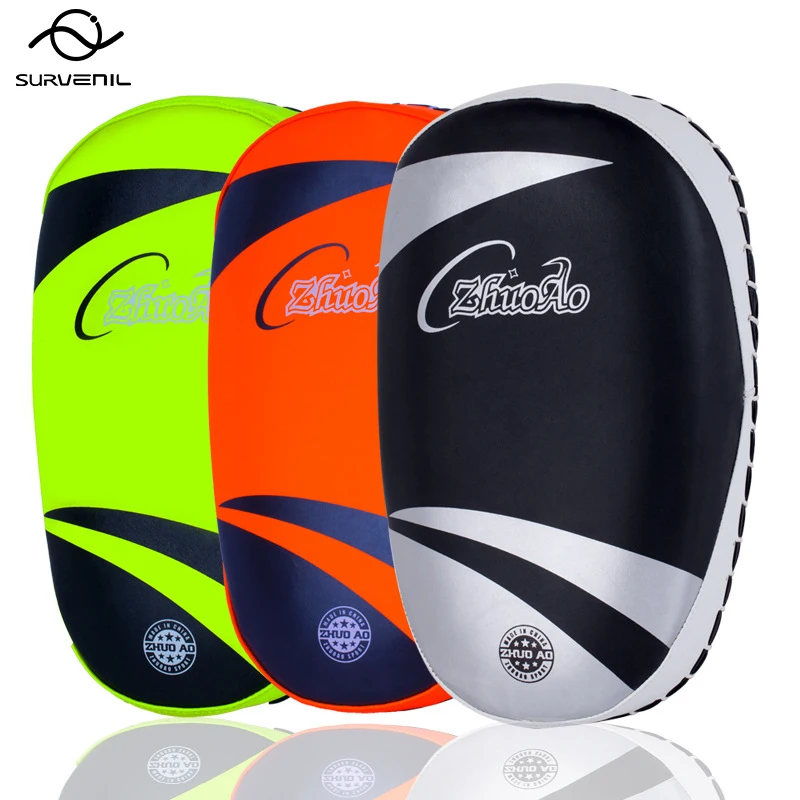 

Kick Boxing Foot Pads High Quality PU Leather MMA Punch Feet Target Pad Taekwondo Karate Muay Thai Training Gear Sanda Equipment