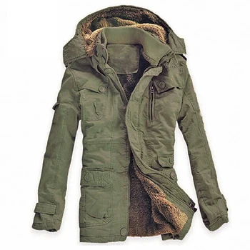

Winter Jacket Men VogueThick Velvet Warm Jackets Parkas Hombre Mens Cotton Windbreaker Warm Hooded Jacket Long Trench Coat