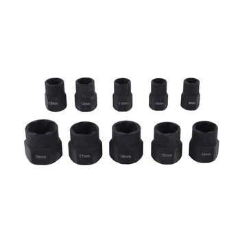 

10Pcs Daed Nut Bolt Remover Metric Stud Extractor Tools