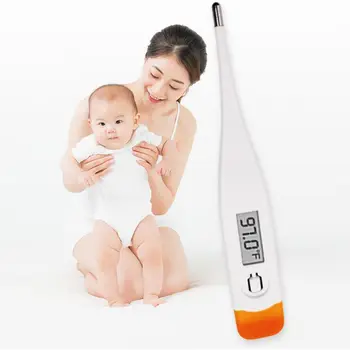 

Digital Thermometer Rectal Oral Thermometer High Precision Accurate Fast Readings Fahrenheit Temperature Scale for Adults Babies
