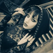 Костюмы на Хэллоуин для женщин цепь шляпа с бусинами сшивание конические Увеличение моды шляпа Хэллоуин украшения