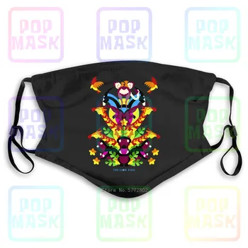 

Dust Mask with Filter Lion King Artistic Animal Pyramidgraphic Washable Reusable Mask