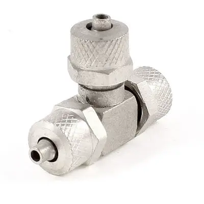 

Tee Shaped 3 Ways Pneumatic Quick Coupler Adapter for 2.5mmx4mm Air Tube