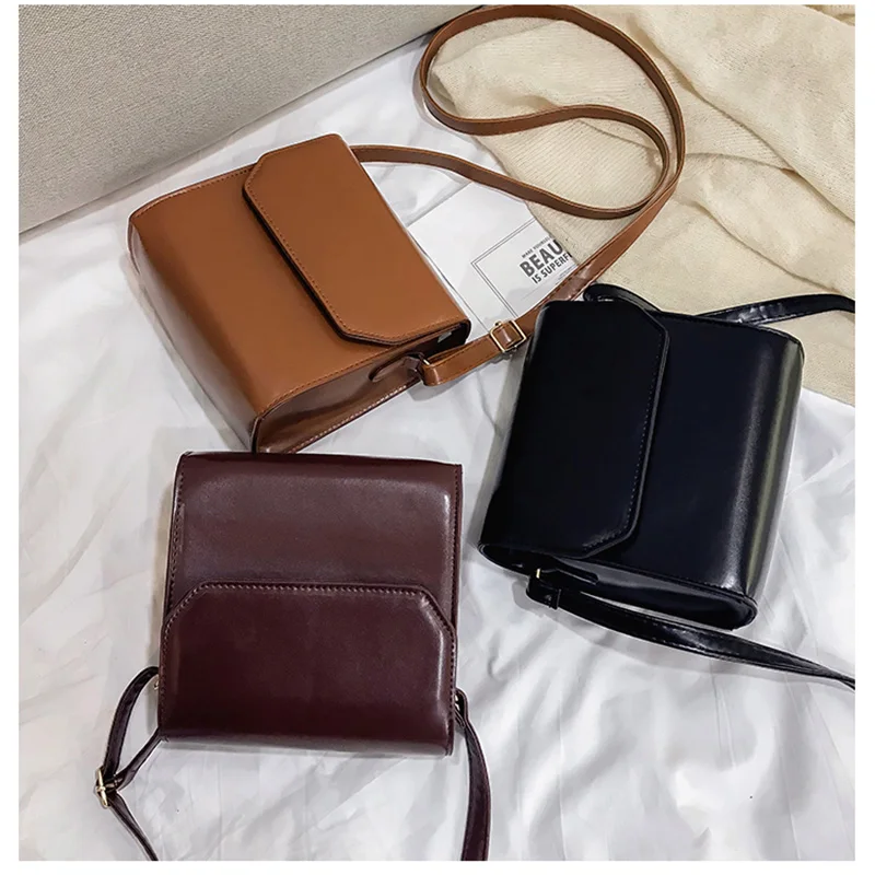 Kopen Retro Tassen Vrouwen Tas Schoudertas Telefoon Coin Messenger Bag Kleine Vierkante Tas voor Meisjes Casual Studenten Zak vrouwelijke PU Zak