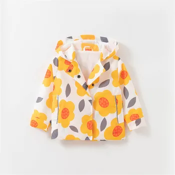 

Baby Jacket Boys Spring Autumn Long Sleeve 2-8 Years Hooded Baby Coat 100% Cotton Toddler Kids Clothing Baby Girl Winter Clothes