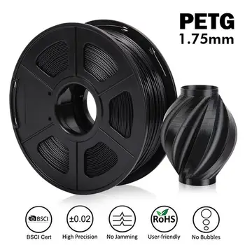 

PETG SUNLU For 3D Printer Filament 1.75mm Well Toughness PETG Filament 1KG With Spool 6 Color 3D Printer Consumable Material