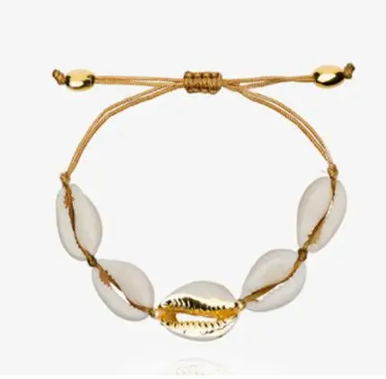 Bileklik pulseras Mujer hombre puka PORCELEINSLAK shell armbanden voor vrouwen Подарочная бижутерия sieraden богемные boho armbanden armb - Окраска металла: Покрытие антикварной бронзой