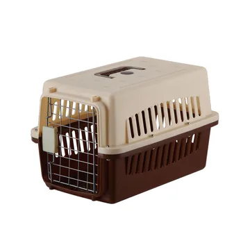 

Pet Air Box Cat Dog Carrier Plane Transport Box Portable Outgoing Travel Teddy Packets Breathable Small Pet Handbag