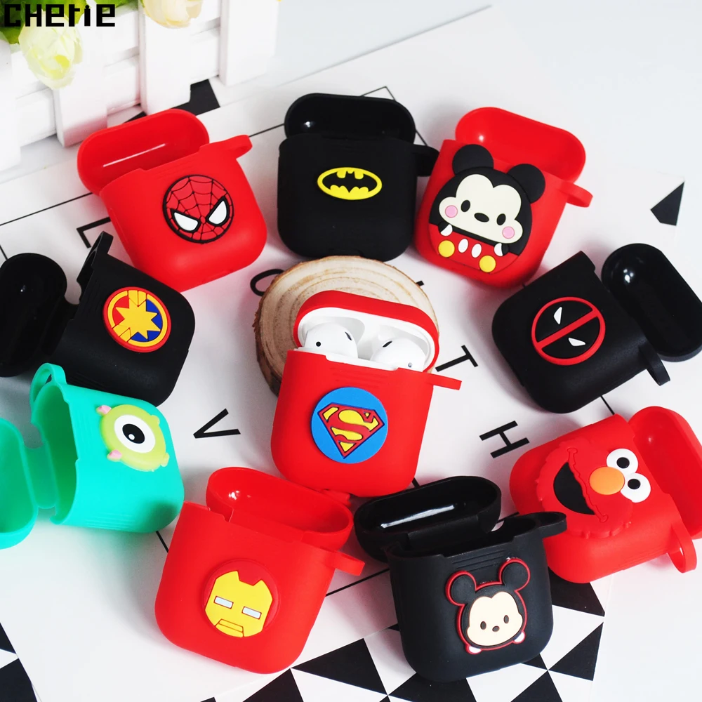 Роскошный чехол Cherie Auriculares для Apple Air pods наушников милый мультфильм Fundas Airpods