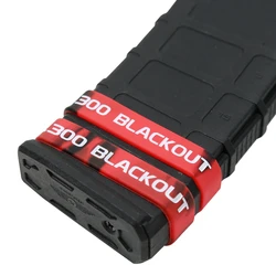 Bande de marquage de magazines, lot de 6 pièces, pour 5.56 300 AAC BLK 223 REM 7.62x35mm 300 