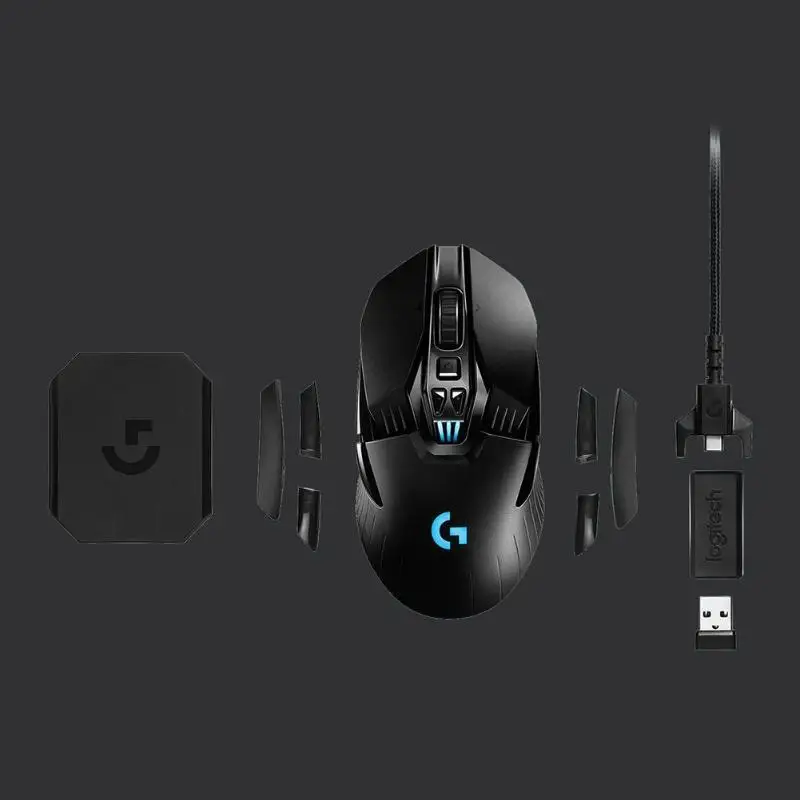 Logitech G903 LIGHTSPEED HERO 16K сенсор двойной режим 11 кнопок оптическая мышь USB Беспроводная 16000 dpi Регулируемая игровая мышь