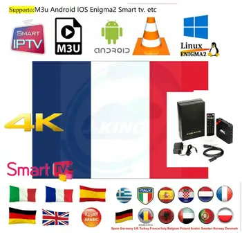

Francese/francai Channel M3u Abonnement IptvSpaans france dazn Portugal Voor Android Box Enigma2 m3u Smart TV PC 800 VOD free