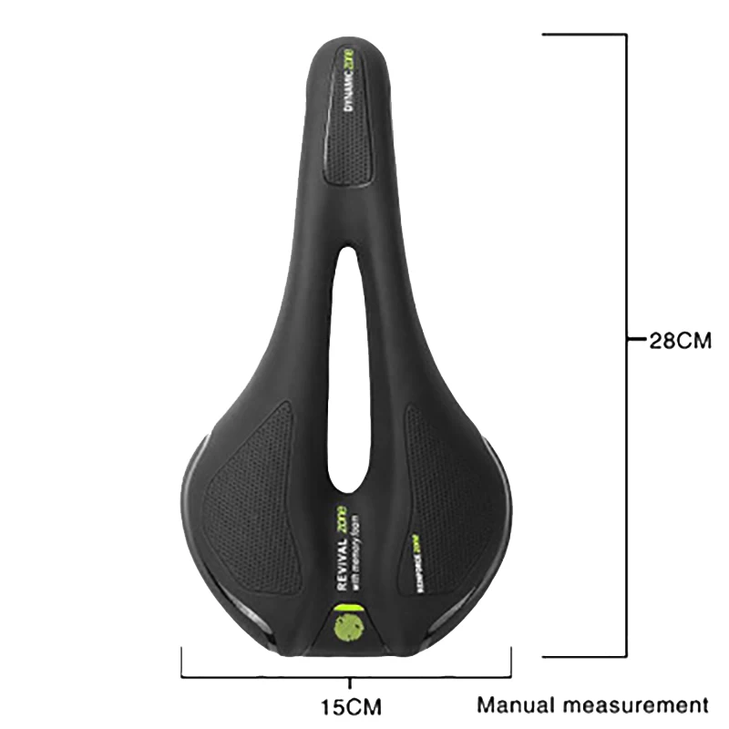 Selle Vélo Confortable Avec Gel Et Creux Central – Pour VTT, Route, Montagne – Coussin Noir