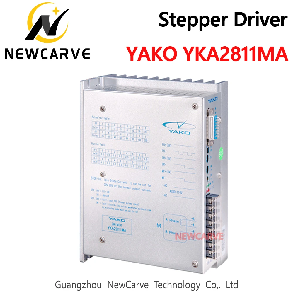 

Original YAKO YKA2811MA Stepper Driver Engine 60 -110VAC 8A For CNC Router NEWCARVE