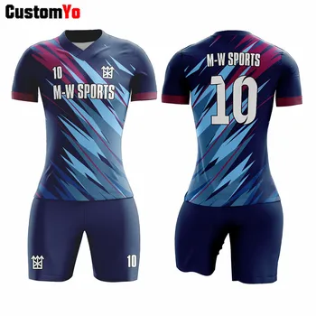 

Maker Your Own Training Shirts Digital Printing Football Jerseys Popular Soccer Uniforms