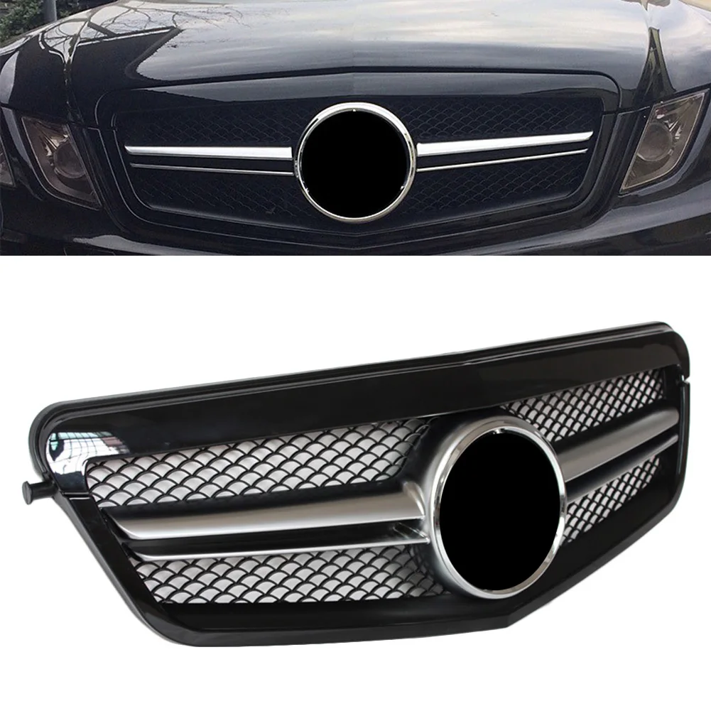 Передняя решетка автомобиля верхняя решетка для Mercedes Benz E-Class W212 S212 2010 2011 2012 2013 черный глянец автомобильные аксессуары ABS