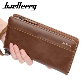 

2020 Wallet Men's Long Clutch Business Multi-Function Zipper Clutch Multi-Card Phone Bag