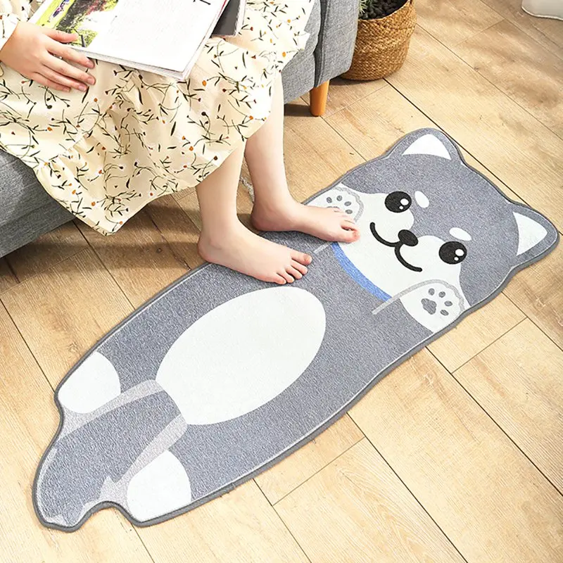 

Soft Cozy Thick Black Yellow Cats Area Rugs Children Kid Room Floor Rug Carpets Non-slip Machine Washable Durable Area Rugs
