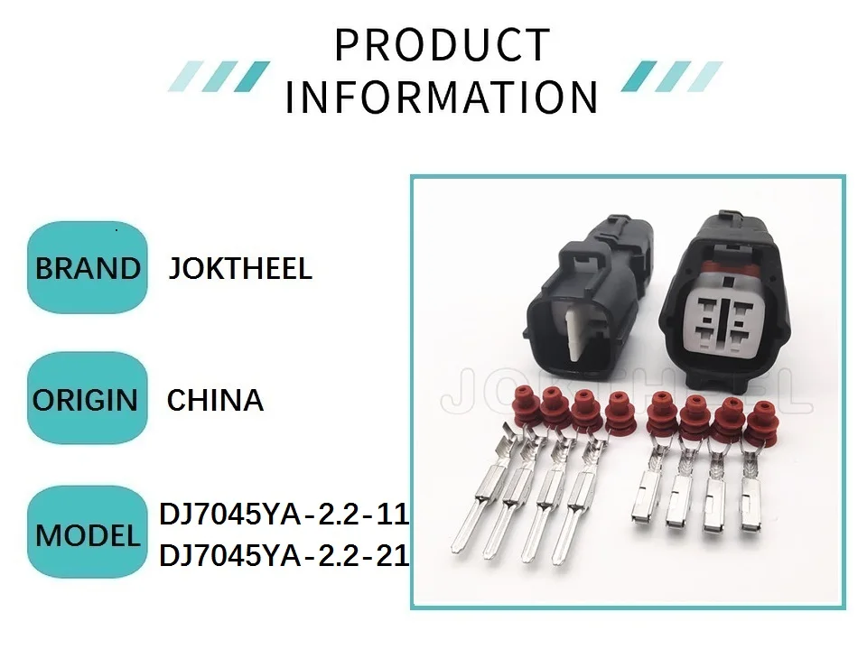 1/5/10/20 sets kit Sumitomo 4 pin TS male female rear pedal oxygen sensor plug connector for Suzuki Toyota 6188-0472 6189-0685