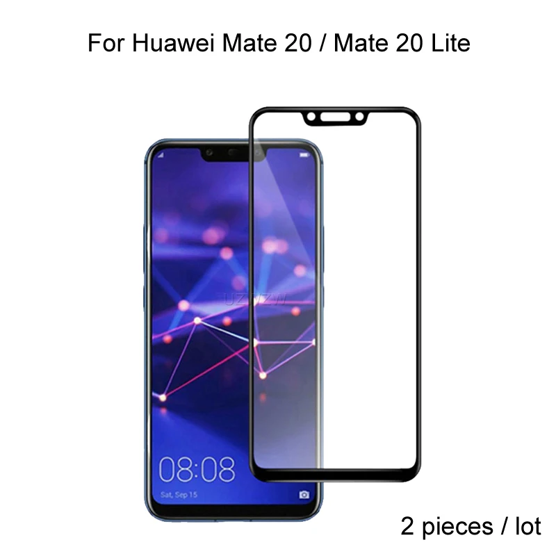 2 шт. полное покрытие закаленное стекло для Huawei Mate 20 lite / Защитное экрана