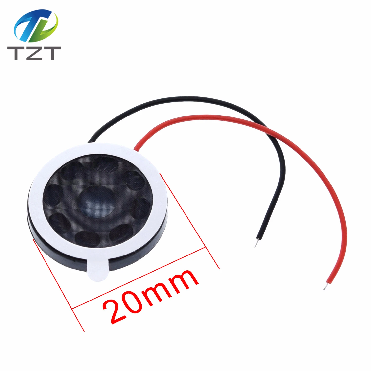 TZT Round 8 Ohm 1W Speaker 8ohm 20mm Loud Speakers Mobile Phone Small Loudspeaker Audio | Электронные компоненты и